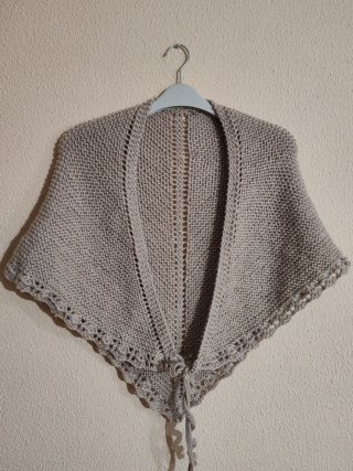 Toquilla de punto para niña