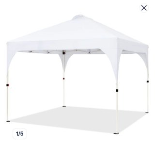 Carpa Plegable Blanca 3x3m