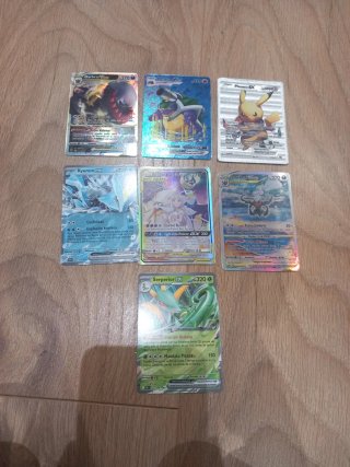 Set de 7 Cartas Pokémon