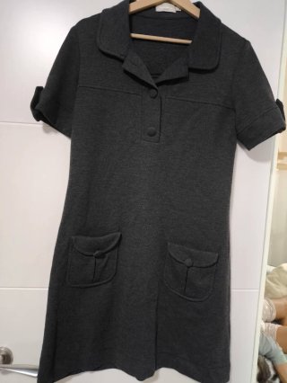 Vestido Vintage Gris