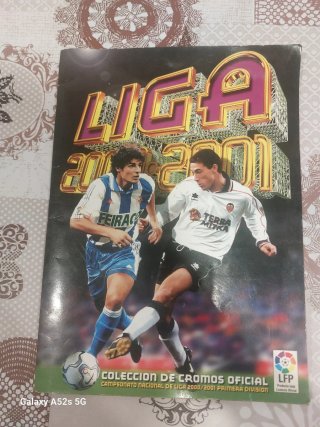 Álbum de Cromos Liga 2000-2001
