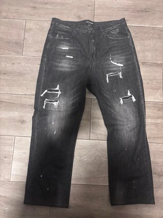 Vaqueros Supply & Demand Negros Talla M