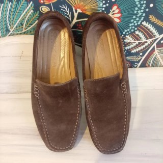 Mocasines Geox de ante marrón
