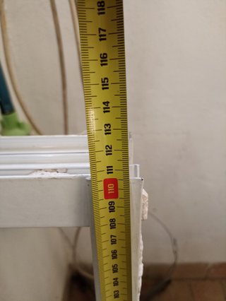 Ventana Corredera de Aluminio Blanco