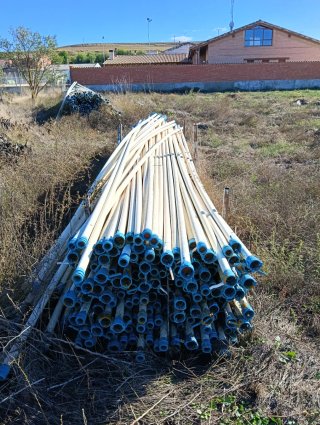 Tubos de Riego de PVC con Jaula