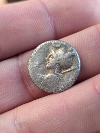 Denario Romano Republicano P. Nerva