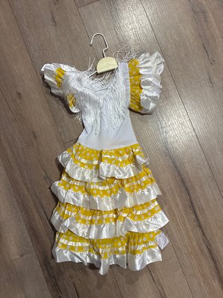 Vestido de Flamenca para Niña Talla 2