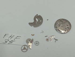 Piezas de movimiento de reloj FHF 35