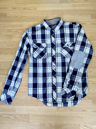 Camisa de Cuadros Zara Man Negra y Blanca