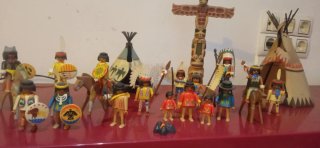 Set Antigua Playmobil Indios ideal coleccionistas