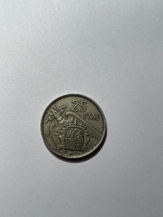 Moneda 25 Pesetas 1958