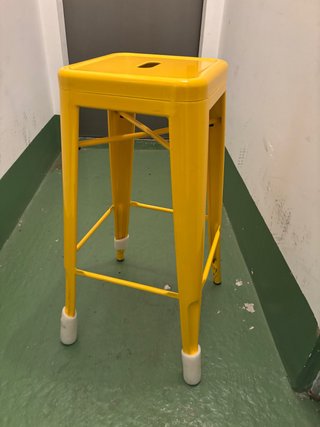 Taburete Alto Amarillo
