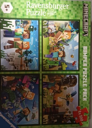 Pack 4 Puzzles Minecraft Ravensburger