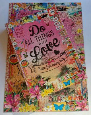 Puzzle Educa 500 piezas - Do all things with love