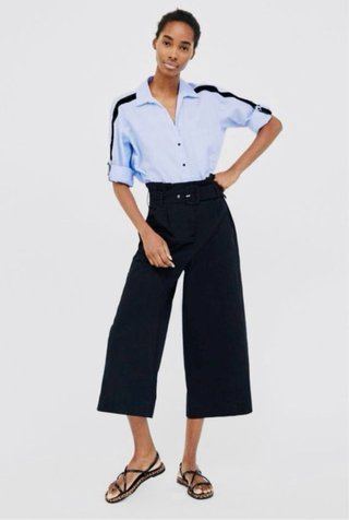 Camisa Zara Azul