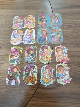 Lote de 16 Cromos Troquelados Vintage