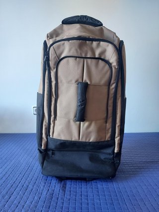 MALETA TROLLER MILITAR BEIGE