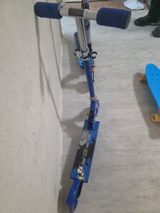 Patinete Azul Plegable
