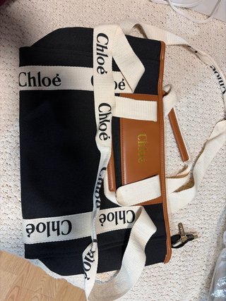 Bolso Chloé Negro y Beige