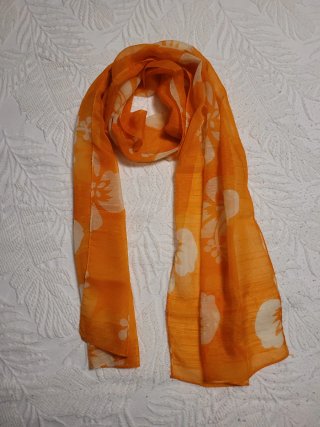 Foulard de Flores Naranja