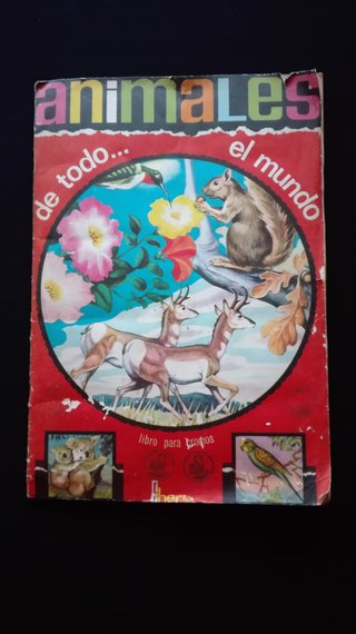 ALBUM CROMOS ANIMALES DE TODO EL MUNDO