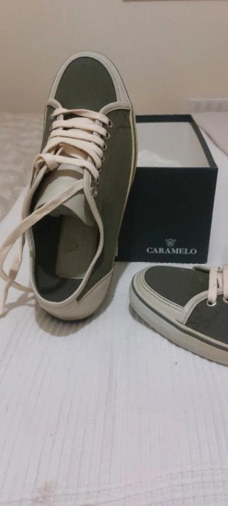 Zapatillas Caramelo Verde Oliva