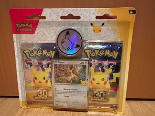 Pack Cartas Pokémon 30 Aniversario Eevee