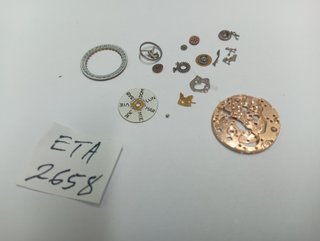 Recambios Movimiento Reloj ETA 2658