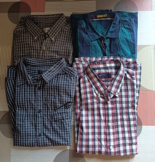 Lote 4 camisas hombre talla XL