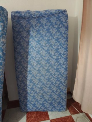 Colchón Individual con Estampado Floral