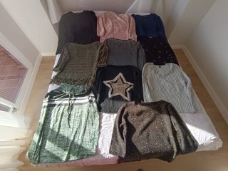Lote de 10 Jerséis de Punto Talla L/XL