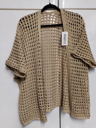 Chaqueta Calada Dorada