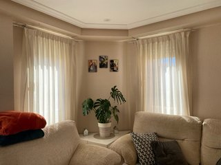 Cortinas Cortas Blancas