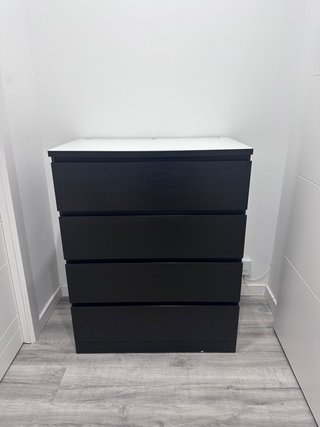 Cajonera IKEA Negra