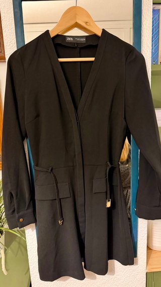 Vestido Blazer Negro Zara Talla S