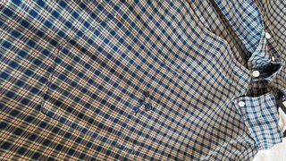 Camisa GANT Hombre XL Cuadros Azul y Verde