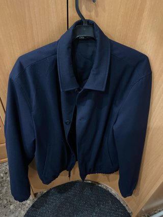 Cazadora Bomber Zara Azul
