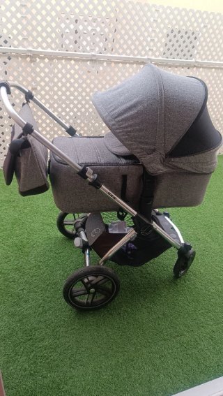 Carrito de Bebé Gris