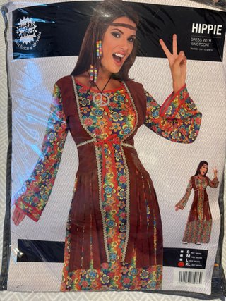 Disfraz de Hippie Mujer Fiestas Guirca