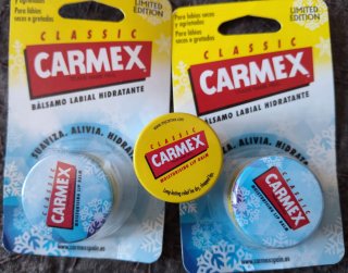 3 Bálsamos Labiales Carmex Classic