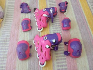 Patines en línea infantiles T28-30 y protecciones