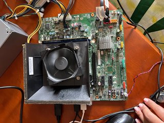 Placa Base Intel i3 con Accesorios