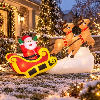 Hinchable de Navidad: Trineo con Renos