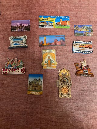 Set 11 Imanes Souvenir de viaje