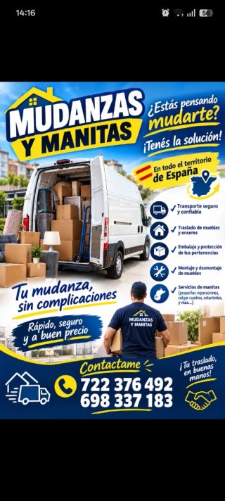 Fletes mudanzas manitas