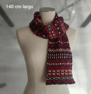 Bufanda Tejida Estilo Retro 140 cm