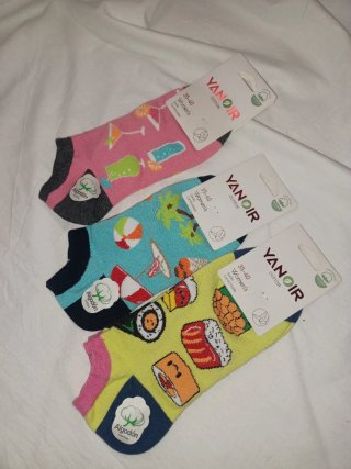 3 Pares de Calcetines Tobilleros Yanoir