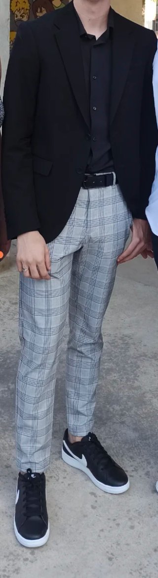 Pantalón de vestir Zara gris