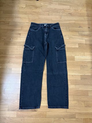 Pantalones Cargo Negros
