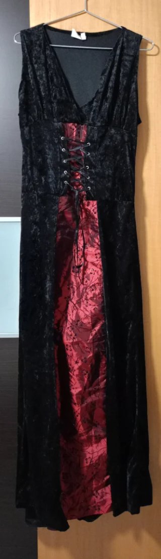 Disfraz de Vampira Halloween para mujer. Talla M